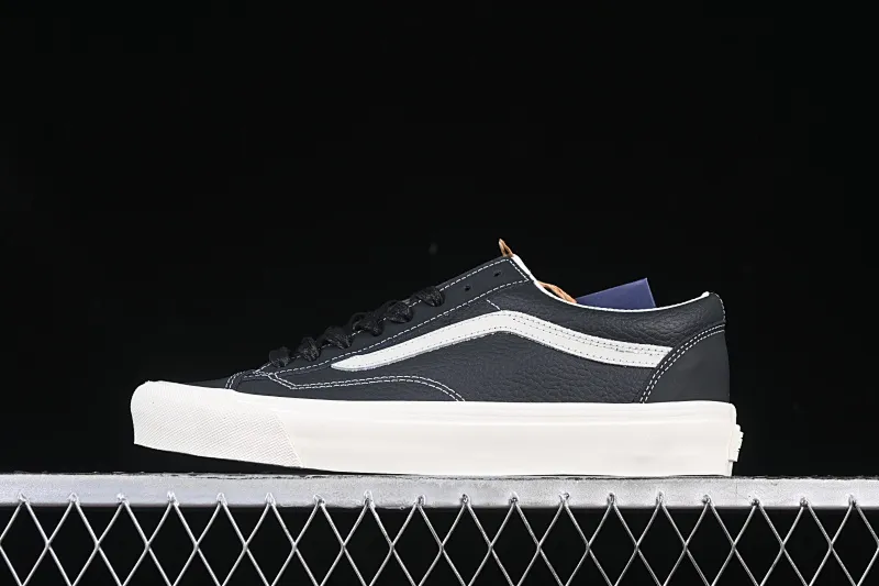 All categories Vans Vans series Vans Low Vans low top Vans Premium Old Skool 36 Vans official high-end full leather retro sneakers VN000D57BLK